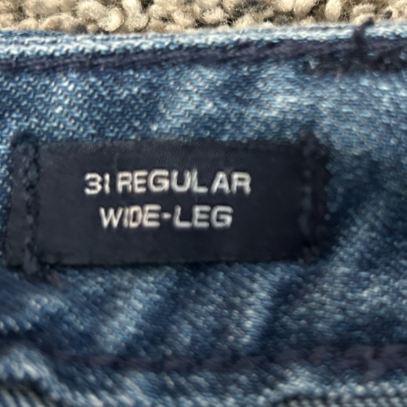 GAP wide leg jeans size 12/31 - Picture 9 of 11